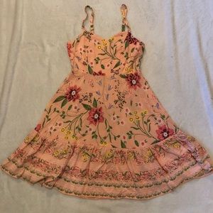 Pink Floral Sundress